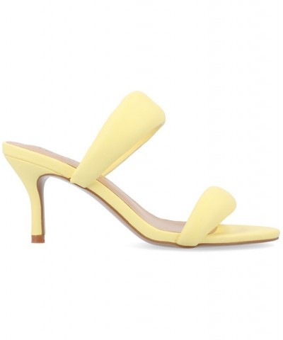 Women's Mellody Puff Heels White $50.34 Shoes