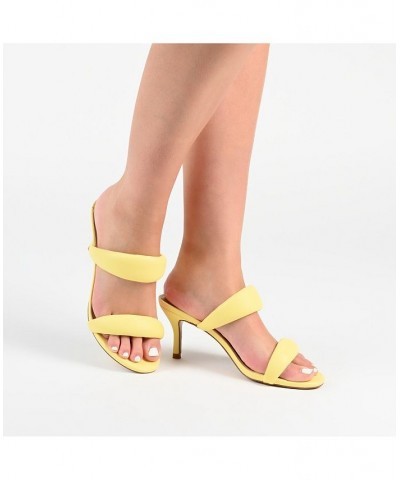 Women's Mellody Puff Heels White $50.34 Shoes