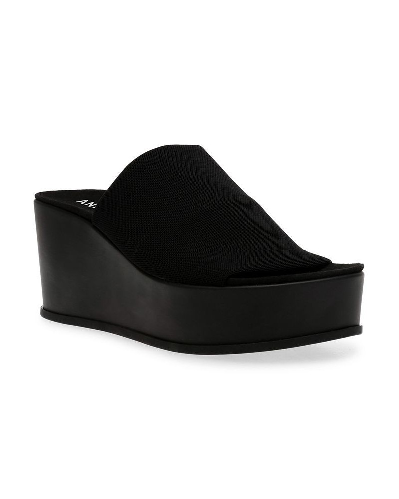 Women's Venti Platform Sandal Black $33.18 Shoes