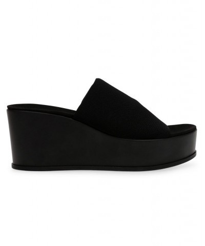 Women's Venti Platform Sandal Black $33.18 Shoes