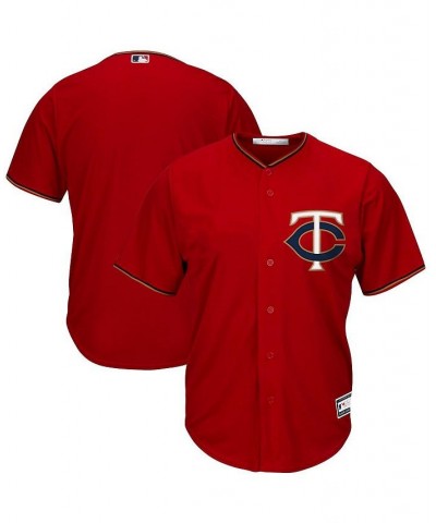 Men's Red Minnesota Twins Big and Tall Replica Team Jersey $40.70 Jersey