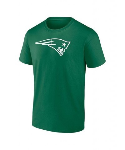 Men's Branded Mac Jones Green New England Patriots St. Patrick's Day Icon Player T-shirt $19.37 T-Shirts