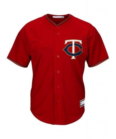 Men's Red Minnesota Twins Big and Tall Replica Team Jersey $40.70 Jersey