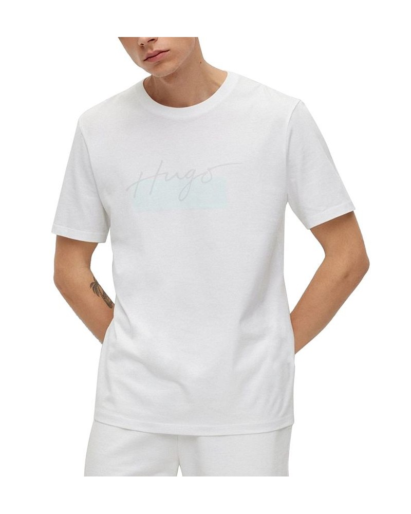 Hugo Boss Men's Dastillo Signature Logo T-Shirt White $29.24 T-Shirts