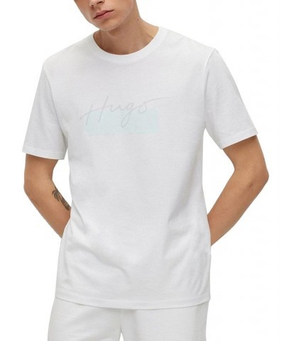 Hugo Boss Men's Dastillo Signature Logo T-Shirt White $29.24 T-Shirts