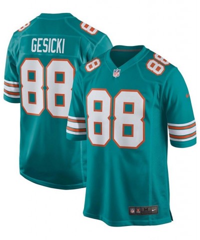 Men's Mike Gesicki Aqua Miami Dolphins Alternate Game Jersey $37.45 Jersey