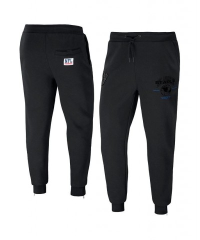 Men's NFL X Staple Black Los Angeles Rams Embroidered Fundementals Globe Fleece Pant $31.00 Pants