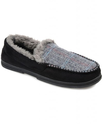 Men's Winston Moccasin Slippers Black $19.40 Shoes