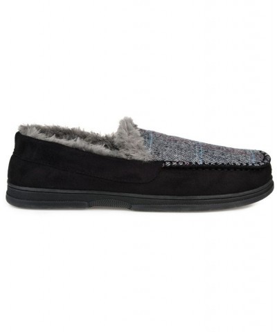 Men's Winston Moccasin Slippers Black $19.40 Shoes