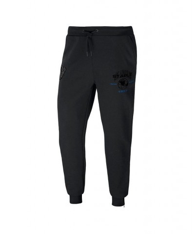 Men's NFL X Staple Black Los Angeles Rams Embroidered Fundementals Globe Fleece Pant $31.00 Pants