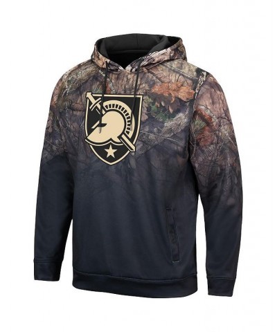 Men's Black Army Black Knights Mossy Oak Pullover Hoodie $36.00 Sweatshirt