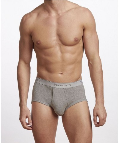 Premium Cotton Men's 3 Pack Brief Underwear, Plus Gray $23.52 Underwear