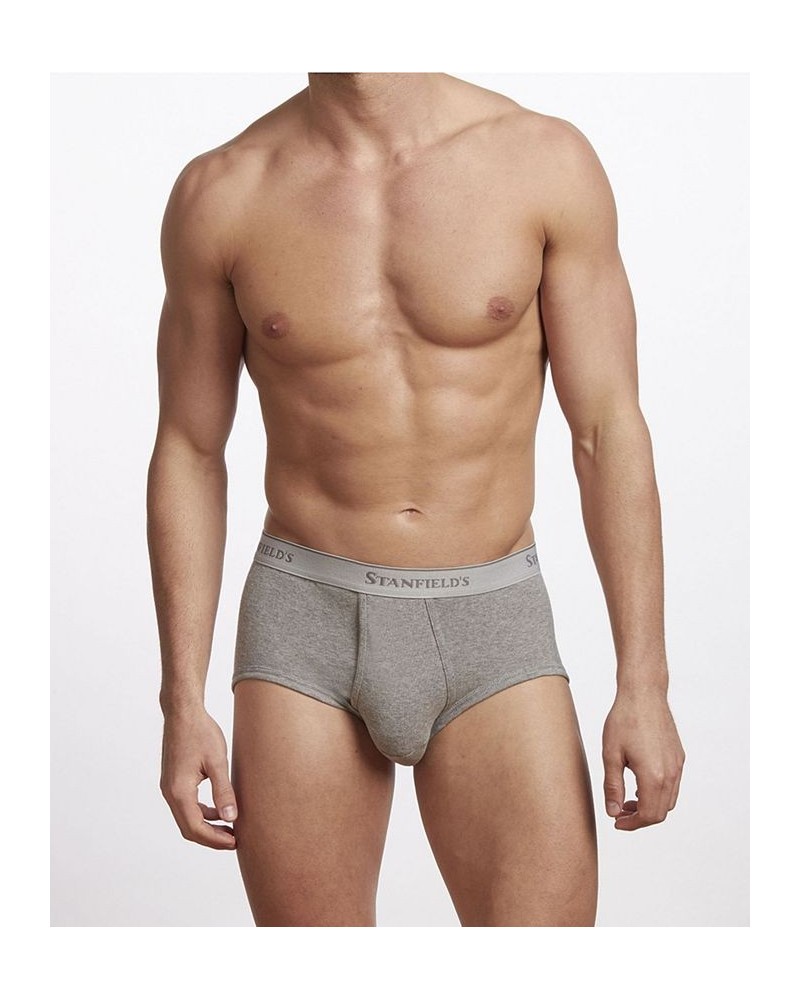 Premium Cotton Men's 3 Pack Brief Underwear, Plus Gray $23.52 Underwear