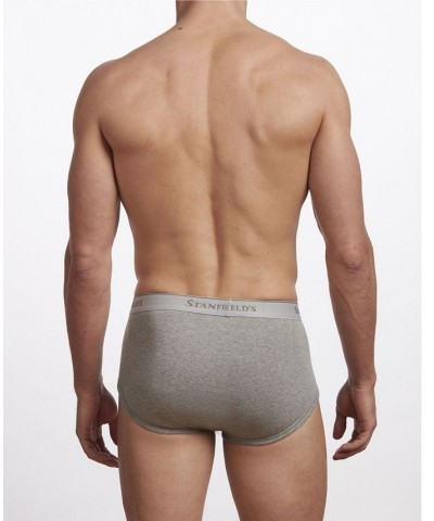 Premium Cotton Men's 3 Pack Brief Underwear, Plus Gray $23.52 Underwear