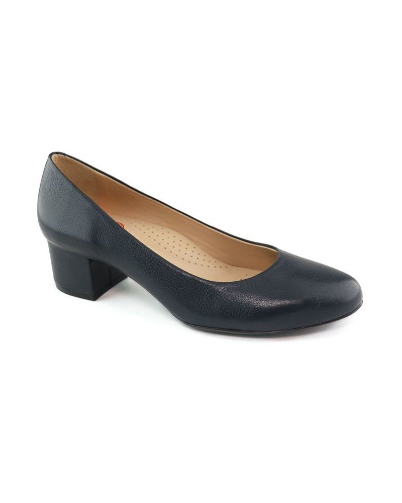 Women's Broad Street Napa Soft Pumps Blue $79.20 Shoes