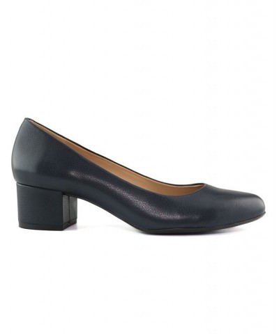 Women's Broad Street Napa Soft Pumps Blue $79.20 Shoes