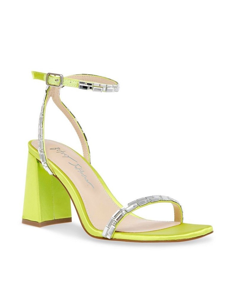 Women's Scott Evening Sandals Yellow $54.50 Shoes