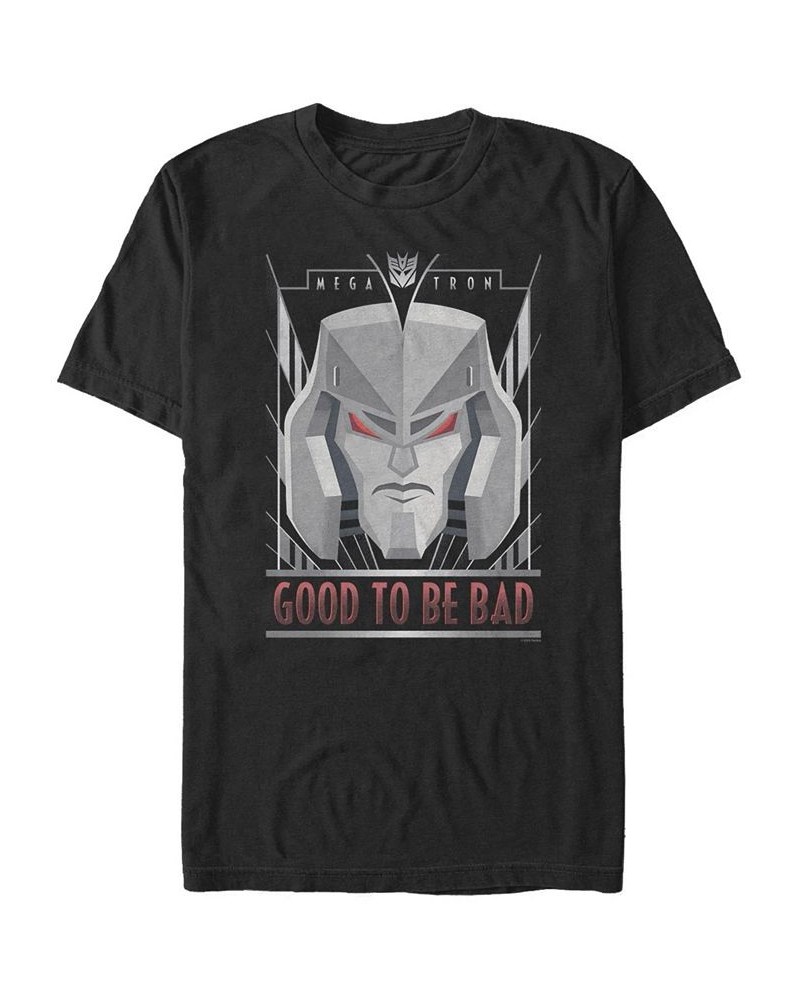 Men's Transformer Mega Bad Short Sleeve T-shirt Black $18.54 T-Shirts