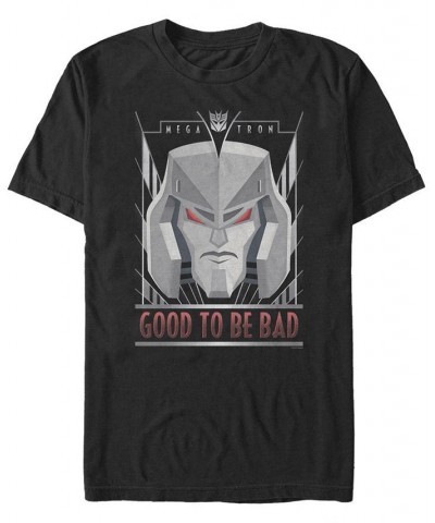 Men's Transformer Mega Bad Short Sleeve T-shirt Black $18.54 T-Shirts