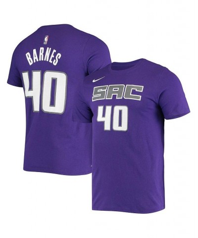 Men's Harrison Barnes Purple Sacramento Kings Name and Number Performance T-shirt $22.39 T-Shirts