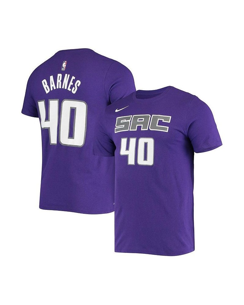 Men's Harrison Barnes Purple Sacramento Kings Name and Number Performance T-shirt $22.39 T-Shirts