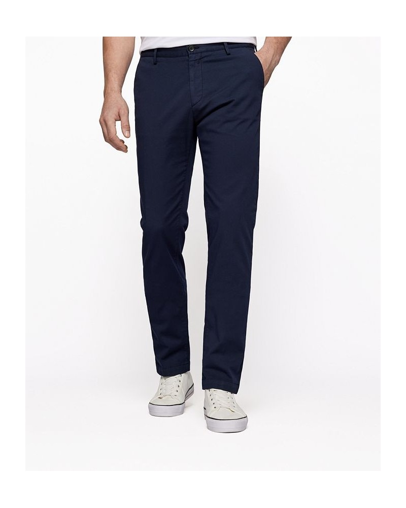 BOSS Men's Slim-Fit Chinos Blue $69.52 Pants