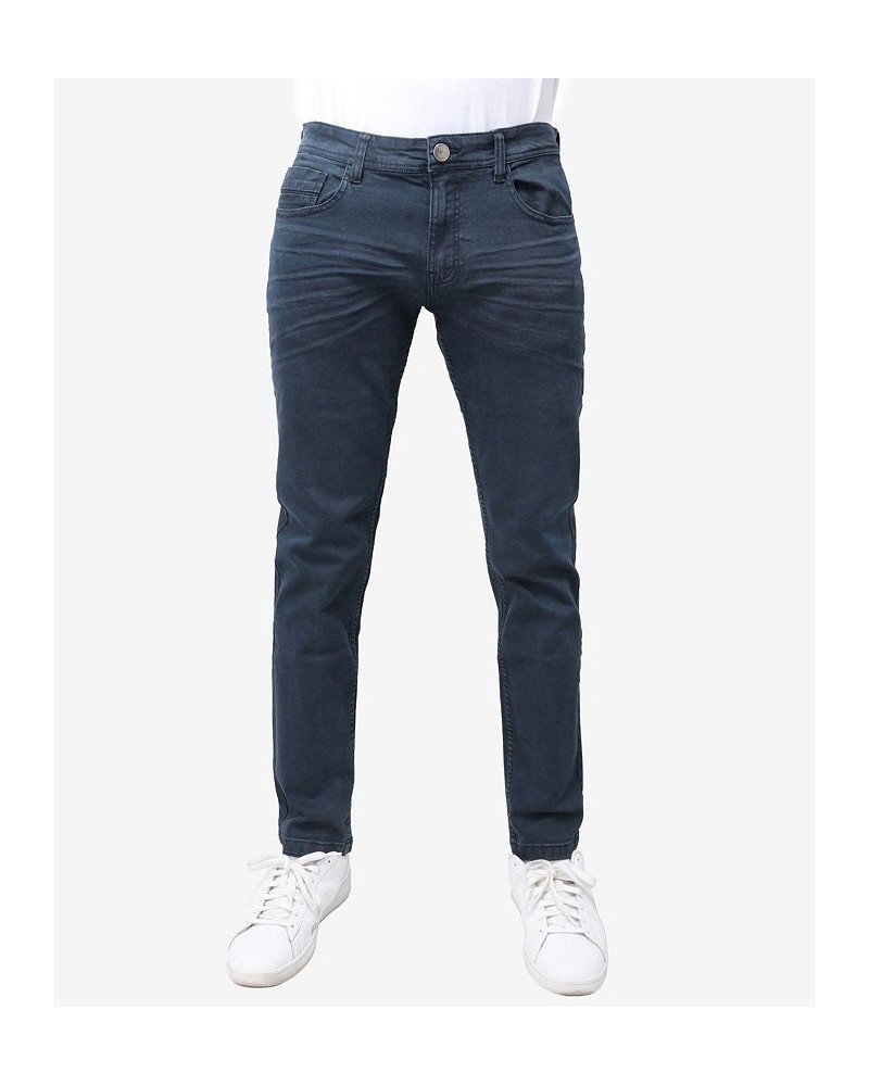 Men's Stretch Twill Colored Pants Navy $25.20 Pants