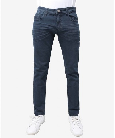 Men's Stretch Twill Colored Pants Navy $25.20 Pants