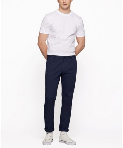 BOSS Men's Slim-Fit Chinos Blue $69.52 Pants