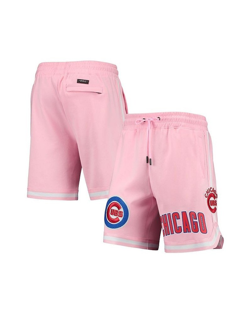 Men's Pink Chicago Cubs Logo Club Shorts $53.90 Shorts