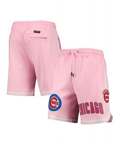 Men's Pink Chicago Cubs Logo Club Shorts $53.90 Shorts