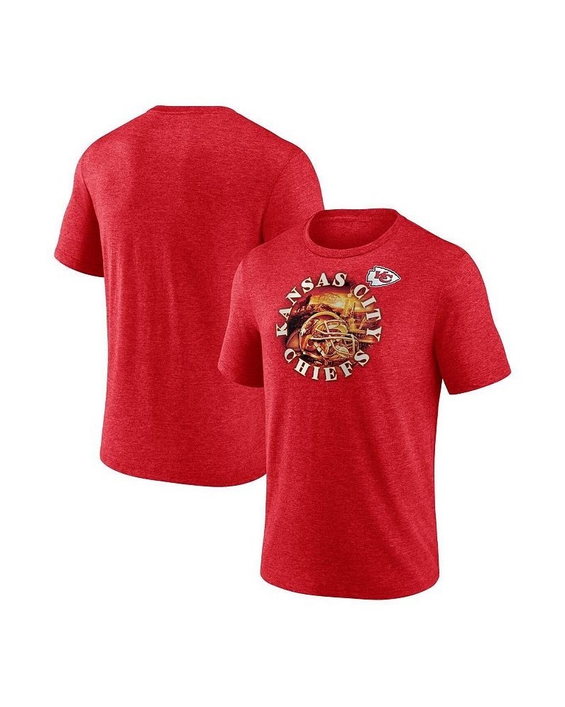 Men's Branded Heathered Red Kansas City Chiefs Sporting Chance T-shirt $18.00 T-Shirts