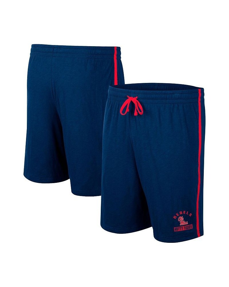 Men's Navy Ole Miss Rebels Thunder Slub Shorts $20.15 Shorts