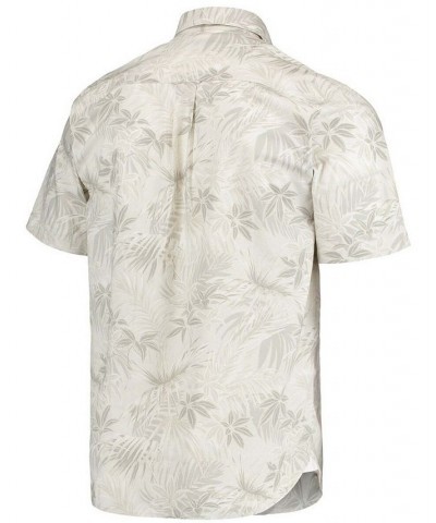 Men's Oatmeal Colorado Buffaloes Forest Fronds Button-Up Shirt $46.33 Shirts