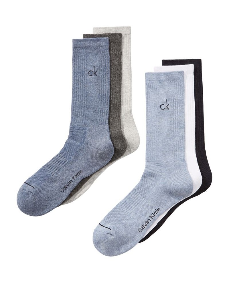 Men's Athletic Performance Crew Socks 6-Pack PD04 $12.20 Socks