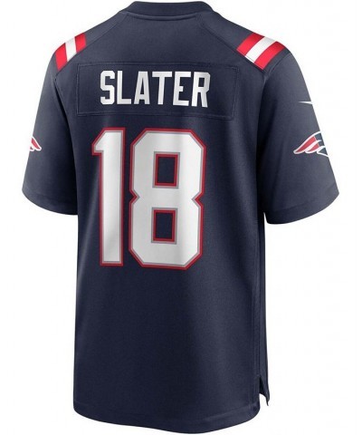 Men's Matthew Slater Navy New England Patriots Game Player Jersey $51.80 Jersey