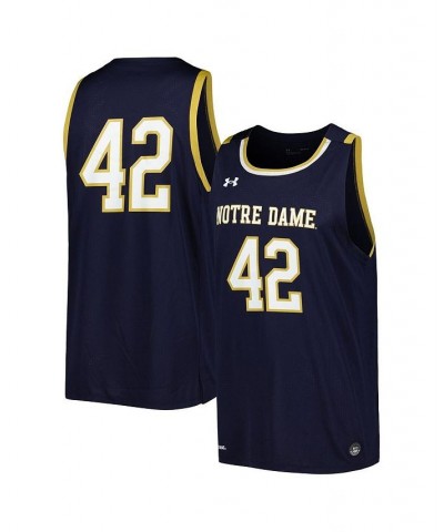 Men's Navy Notre Dame Fighting Irish Replica Basketball Jersey $39.90 Jersey