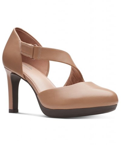 Women's Ambyr Glow Asymmetrical Comfort Pumps Tan/Beige $42.51 Shoes