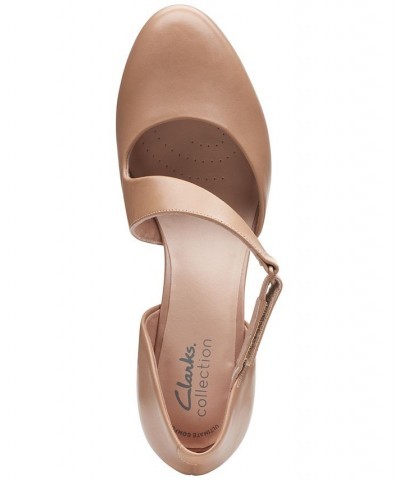 Women's Ambyr Glow Asymmetrical Comfort Pumps Tan/Beige $42.51 Shoes