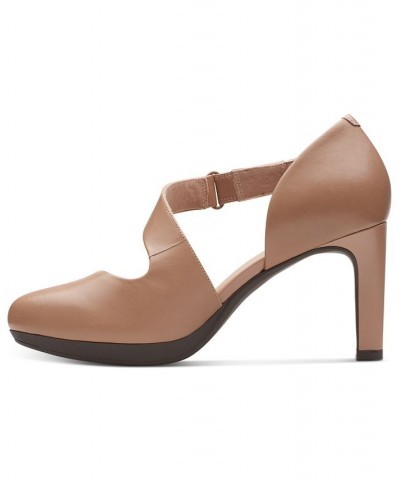 Women's Ambyr Glow Asymmetrical Comfort Pumps Tan/Beige $42.51 Shoes