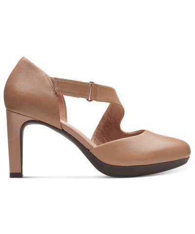 Women's Ambyr Glow Asymmetrical Comfort Pumps Tan/Beige $42.51 Shoes