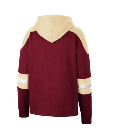 Men's Maroon Boston College Eagles Lace-Up 4.0 Pullover Hoodie $33.75 Sweatshirt