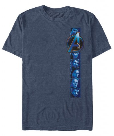 Marvel Men's Avengers Endgame Hero Photoreel, Short Sleeve T-shirt Blue $15.75 T-Shirts