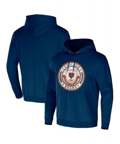 Men's NFL x Darius Rucker Collection by Navy Chicago Bears Washed Pullover Hoodie $35.74 Sweatshirt