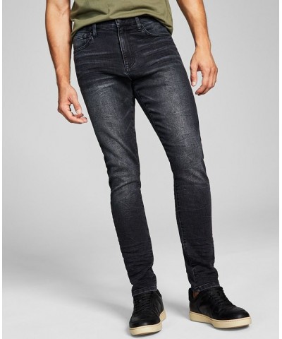 Men's Driggs Skinny-Fit Stretch Jeans Black $18.26 Jeans