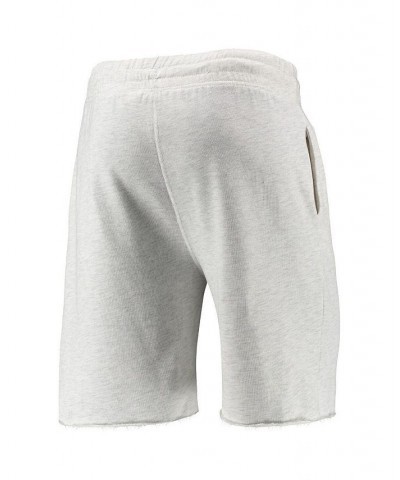 Men's Oatmeal Cleveland Guardians Mainstream Logo Terry Tri-Blend Shorts $24.20 Shorts