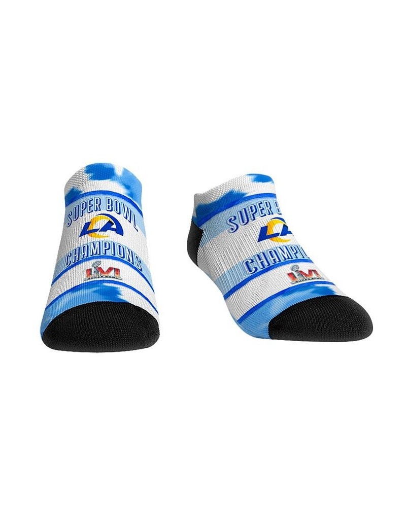 Men's and Women's Socks Los Angeles Rams Super Bowl LVI Champions Tie Dye Low Cut Ankle Socks $13.49 Socks