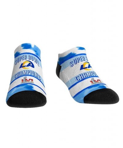 Men's and Women's Socks Los Angeles Rams Super Bowl LVI Champions Tie Dye Low Cut Ankle Socks $13.49 Socks