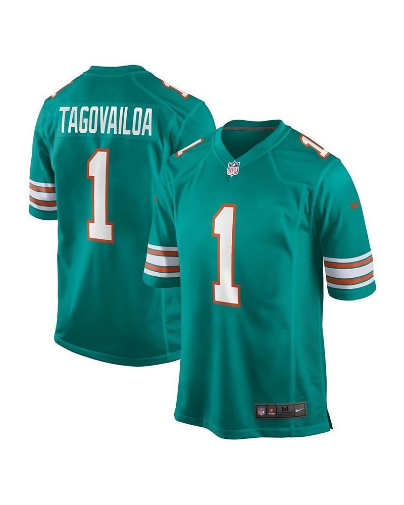 Men's Tua Tagovailoa Aqua Miami Dolphins Alternate Game Jersey $33.17 Jersey