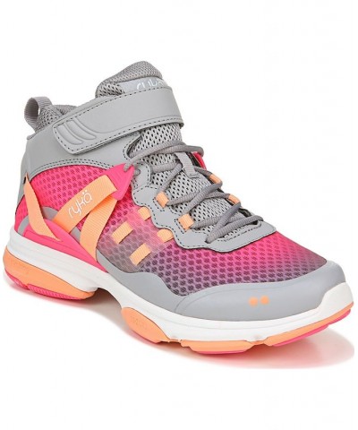 Devotion XT Women's Mid Top Training Sneakers Gray $50.60 Shoes